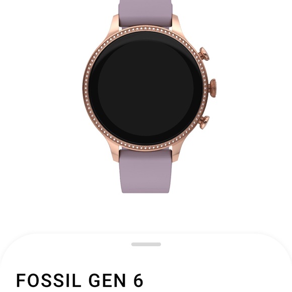 Fossil Gold Smartwatch with Interchangeable Strap - Picture 2 of 3
